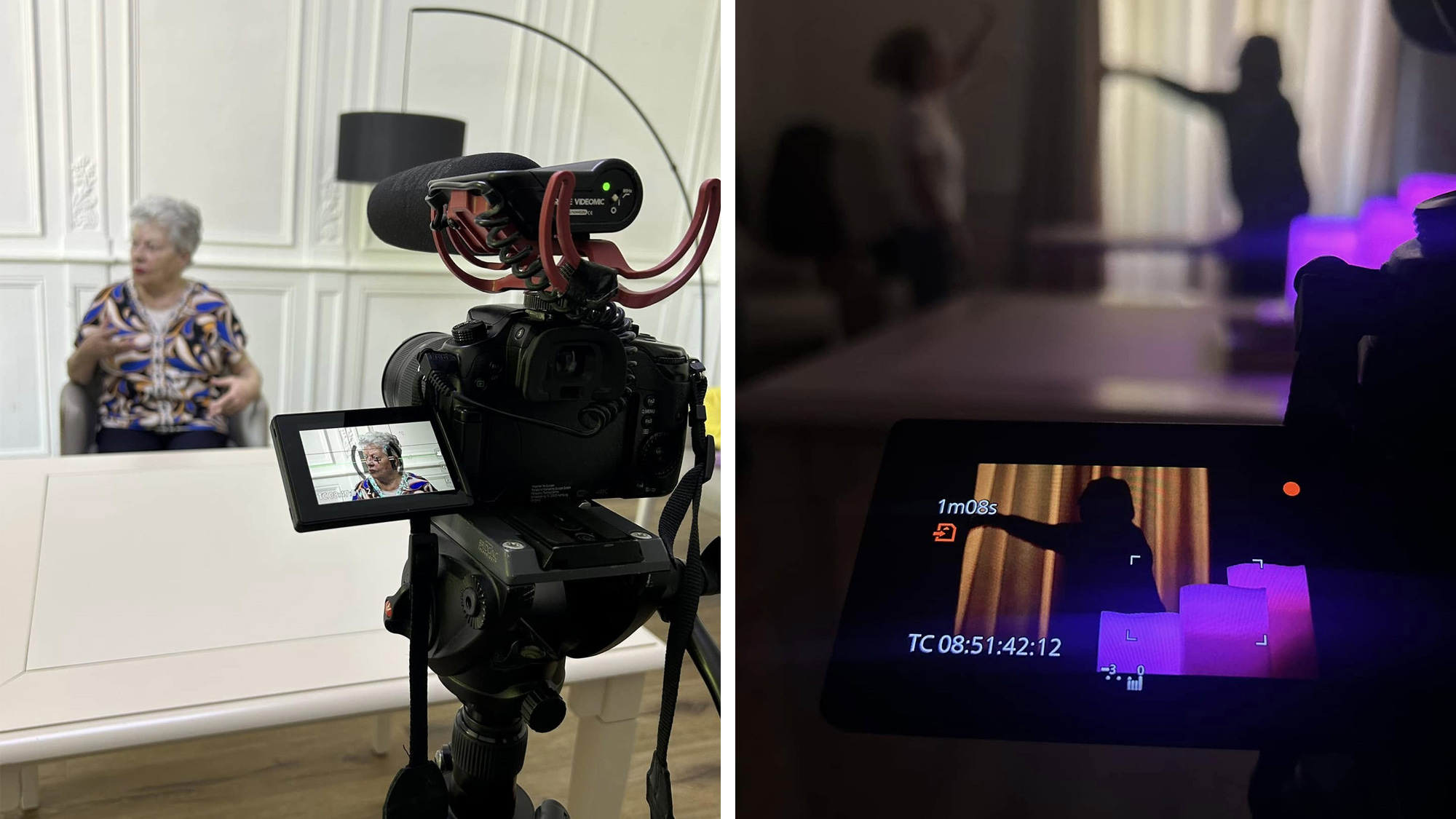 Tournage d’un court-métrage avec des résidents du Clos des Acacias